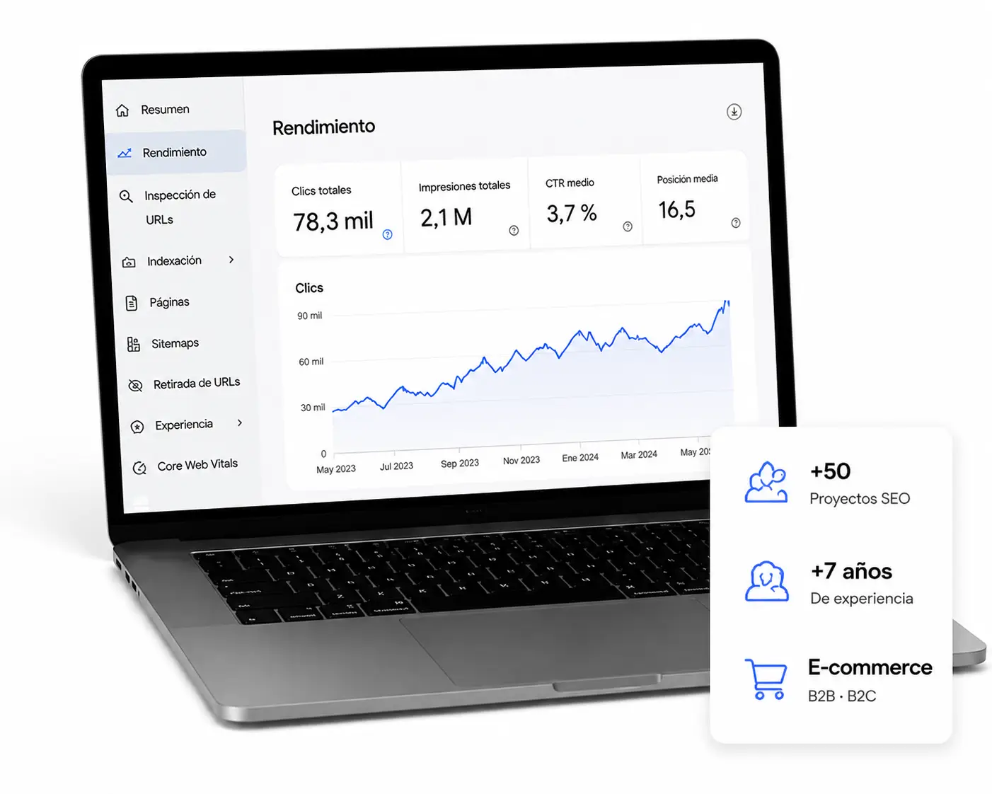 Auditoría SEO profesional y análisis del rendimiento orgánico